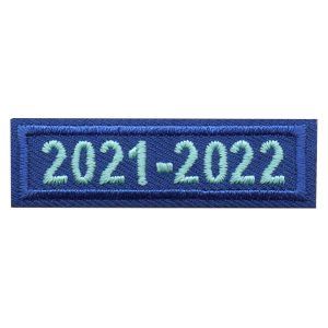 2021-2022 Blue Year Bar Patch