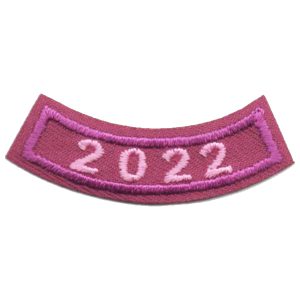 2022 Purple Year Rocker Patch