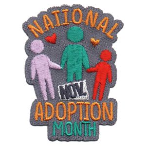 National Adoption Month Patch