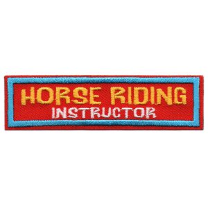 Horse Riding Instructor Patch