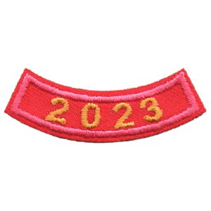 2023 Pink Year Rocker Patch