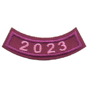 2023 Purple Year Rocker Patch