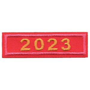 2023 Pink Year Bar Patch