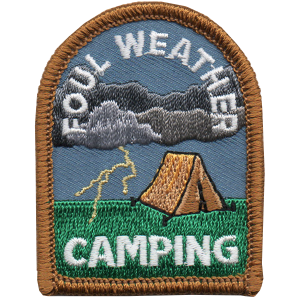 Foul Weather Camping Patch
