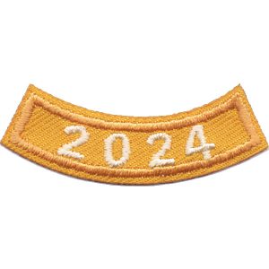2024 Gold Year Rocker Patch
