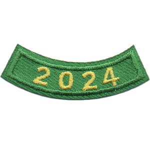 2024 Green Year Rocker Patch
