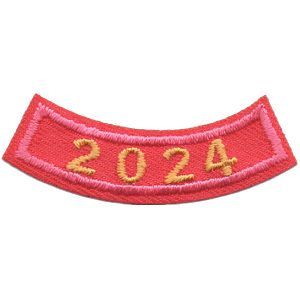 2024 Pink Year Rocker Patch
