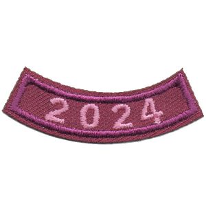 2024 Purple Year Rocker Patch