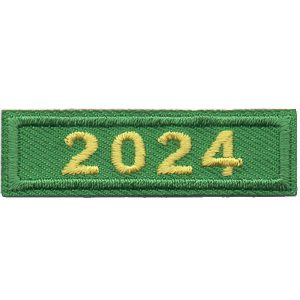 2024 Green Year Bar Patch