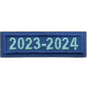 2023-2024 Blue Year Bar Patch