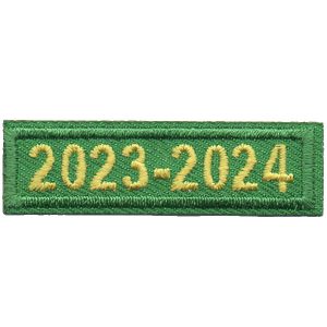 2023-2024 Green Year Bar Patch
