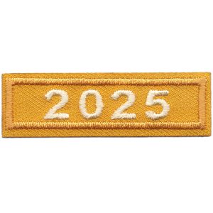2025 Gold Year Bar Patch
