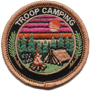 Troop Camping Patch